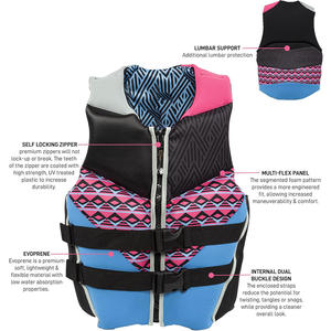 Elegante chaleco salvavidas para mujer para deportes de agua abierta - Product Image 3