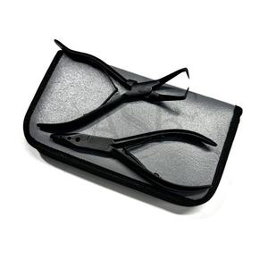 Applicateur de microbilles à trois trous en acier durable mat noir et pince d'extension de cheveux avec Clips aiguilles Kit d'outils pour cheveux - Product Image 2