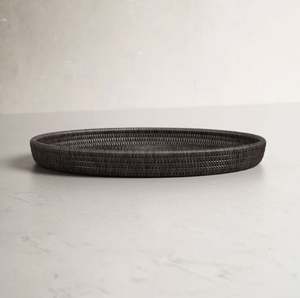 Home Party and Gifting Supplies Food Serving <b>Tray</b> Bowl <b>Storage</b> <b>Tray</b> Serving <b>Tray</b> Made From India Made With Rattan - Product Image 4