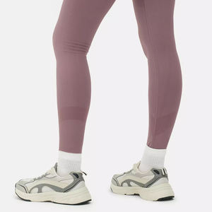 Leggings de yoga extensibles personnalisés grande taille 2024 pour femmes, taille haute, longueur intégrale, côtelés, couleur unie, séchage rapide, taille élastique - Product Image 4