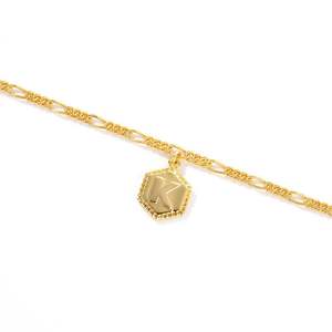 Bracelet de cheville personnalisé Jeulia avec initiale en argent sterling, bijou cadeau - Product Image 2
