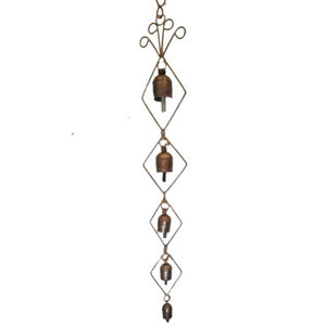 Unique Design Wall Hanging Metal Bells Premium Quality Copper Material Home <b>Decor</b> Chimes Barfi Shape Traditional Style On-<b>Sale</b> - Product Image 1