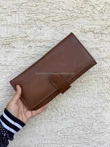 Nouveau Style vente chaude véritable pochette en cuir Crunch faite à la main portefeuille élégant décontracté en cuir pleine fleur pochette à trois volets pour les femmes - Product Image 2