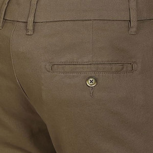 Pantalon en toile décontracté coupe droite oversize, taille mi-haute, léger, en coton, confortable, respirant et coupe-vent - Product Image 5