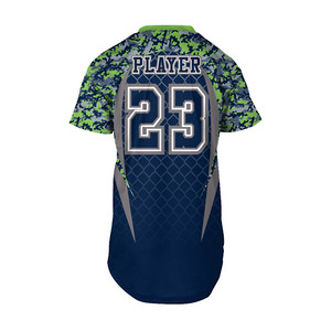 Sublimation personnalisée intégrale Applique de softball respirant pour hommes Maillot de sport USA Softball Shirts Baseball & Softball Wear - Product Image 2