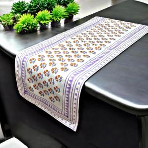 ผ้าปูโต๊ะพิมพ์ลายบล็อกมือผ้าใบผ้าฝ้ายองค์ประกอบในร่ม - Product Image 1