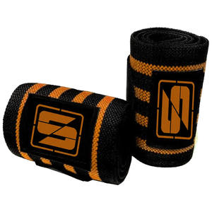 Muñequera elástica hecha a medida Saar Industries, Color verde blanco de alta calidad para levantamiento de pesas, gimnasio, entrenamiento, muñequera - Product Image 5