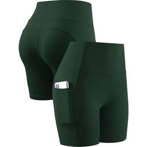 Custom Logo <b>Women</b> Gym Sport Wear Fitness Workout Seamless Yoga Pants Scrunch Butt Lift <b>Leggings</b> Fitness Phone Pocket Yoga Shorts - Product Image 1