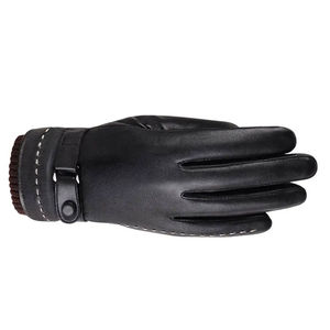 Guantes de Motocicleta Más Vendidos, Nuevo Modelo, con Color Único, Cuero Genuino, Ropa Deportiva para Exteriores para Hombre - Product Image 3