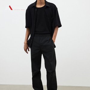 Custom Label Trousers for <b>Men</b> Drop Ship Streetwear Stock Cargo <b>Flare</b> Denim Pants <b>Mens</b> Strapped <b>Jeans</b> - Product Image 3