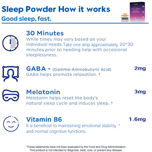 Película Oral para Dormir Personalizada de la Mejor Calidad, Película Oral de Disolución Rápida para Dormir, Suplementos para Mejorar el Sueño - Product Image 2