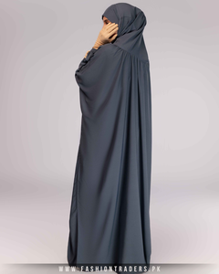 Jilbab une pièce à capuche intégré avec hijab pour les femmes musulmanes modestes Longueur de plancher Design Automne et Printemps Fournisseur en vrac - Product Image 5