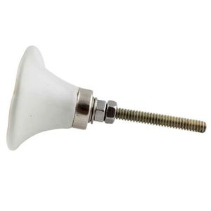 Wholesale Ceramic <b>Single</b> Hole Knobs Sea Green Decorative Pulls Floral Bathroom Cabinet Hardware 3.17 cm SCFK-112 - Product Image 3