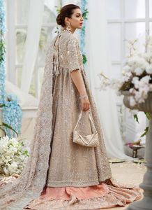 Robes de mariée pakistanaises élégantes et modernes de grande taille, tenue de cérémonie, broderie à lacets en cristal, décorations florales en mousseline de soie - Product Image 4