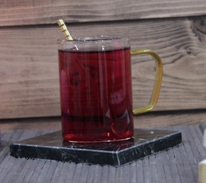 Top Selling Good Quality <b>Marble</b> <b>Coaster</b> For Home Hotel Office Use Item Best Quality Serving Drinks <b>Coaster</b> With Customize Shape - Product Image 4