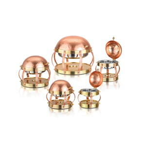 Plat de service de traiteur attrayant, chauffe-plats artisanal design, plat de service de buffet pour la restauration - Product Image 4