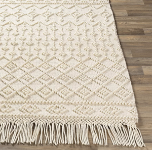 Alfombra tejida a mano para cocina, pasillo, sala de estar, dormitorio, más lana y algodón - Product Image 3