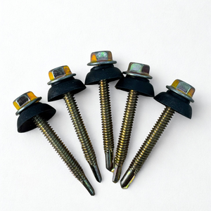 Din 7504 k thép carbon màu vàng kẽm mạ Hex máy giặt đầu tự khoan vít với EPDM máy giặt - Product Image 5