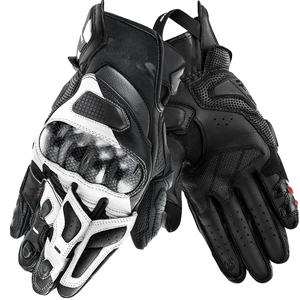 Guantes de Motocicleta de Cuero Transpirable Personalizados con Pantalla Táctil de Secado Rápido Unisex de Alta Calidad para Todas las Estaciones y Conducción al Aire Libre - Product Image 1