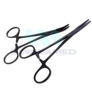 ชุดเครื่องมือผ่าตัดด้วยตนเองอเนกประสงค์สแตนเลสสีดำคีมล็อกห้ามเลือดยุงรองรับออนไลน์นำมาใช้ใหม่ได้ - Product Image 1