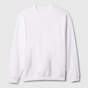 Sudadera personalizada 100% de algodón para hombre, sudadera básica de lana gruesa pesada 450GSM, sudadera de gran tamaño con hombros caídos y ajuste cuadrado para hombre - Product Image 4