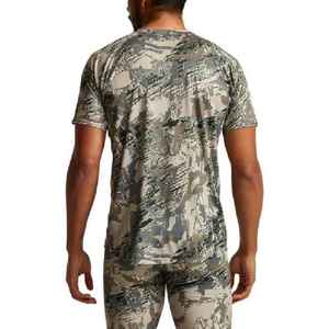 Customized Polyester Hunting Wear Shirt Outdoor Sportswear Durable <b>Camo</b> Design Sublimated Hunting T shirt - Product Image 3