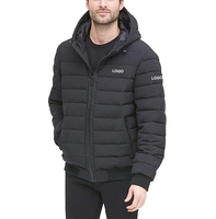 Veste matelassée personnalisée pour hommes hiver bombardier coupe-vent blouson rembourré vêtements d'extérieur vêtements décontractés veste matelassée