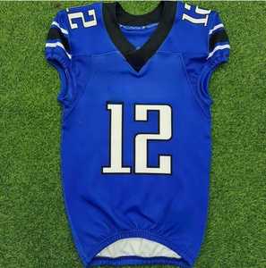 Uniformes de football américain de jeunesse de sublimation conçus sur mesure de la plus haute qualité pantalon intégré en jersey sergé - Product Image 4