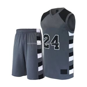 ชุดเครื่องแบบบาสเก็ตบอลสำหรับทุกเพศกางเกงขาสั้นพิมพ์โลโก้ระบายอากาศขนาดพิเศษออกแบบได้ตามต้องการ - Product Image 5