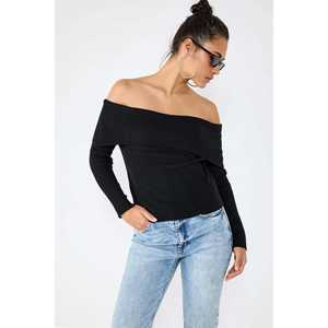 Suéter de Punto Ajustado con Cuello Barco - Product Image 3