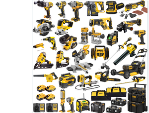 Kit di utensili elettrici originale DeWALT DEWKIT30A con 4 batterie al litio da 18V x 5Ah, kit combinato da 34 pezzi. - Product Image 3