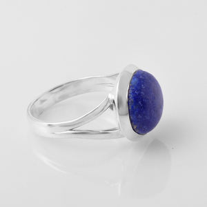 แหวนเวอร์เมอิลเงินสเตอร์ลิง925แข็งอัญมณีจากธรรมชาติที่สวยงามเครื่องประดับสำหรับงานแต่งงาน/งานเลี้ยง - Product Image 4