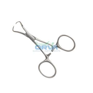 Pince à serviette Backhaus de haute qualité certifiée CE, 14 cm, en acier inoxydable, pince chirurgicale, instrument de classe II - Product Image 6