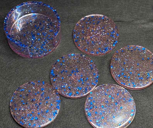 แผ่นรองแก้วกาแฟ/ชา ทำจากอีพ็อกซี่เรซิ่น ตกแต่งได้ ปรับขนาดและสีได้ คุณภาพดีเยี่ยม แผ่นรองแก้วกาแฟ/ชา ทำจากอีพ็อกซี่เรซิ่น สำหรับตกแต่ง - Product Image 4