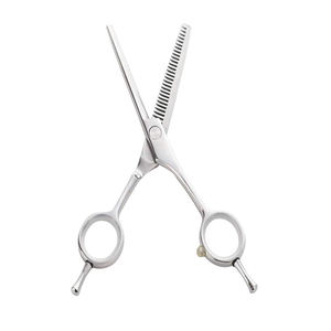 Ciseaux à effiler en acier allemand pour coiffeur Finition Polissage avec des ciseaux à effiler en acier inoxydable à haute teneur en carbone - Product Image 2