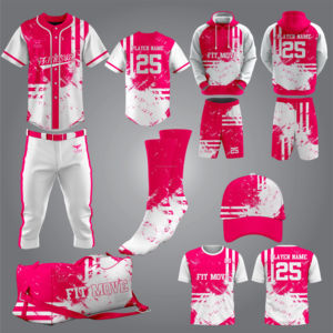 Uniforme de baseball personnalisé de haute qualité avec boutons, ensemble complet, séchage rapide, respirant, recyclable, unisexe, OEM ODM - Product Image 1