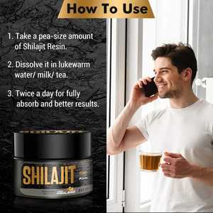 Vente en gros d'extrait liquide organique de marque privée résine de Shilajit de l'Himalaya Acide fulvique sauvage oligo-éléments pour un regain de vitalité - Product Image 2