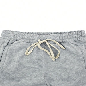 Pantalon de survêtement en velours pour homme, pantalon de survêtement en satin évasé, pantalon de survêtement uni teint en usine, anti-froissement - Product Image 5