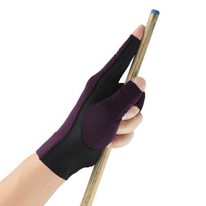 Gants de snooker en tissu extensible à trois doigts Meilleur tissu élégant Protection des mains Gants de snooker respirants pour tireurs - Product Image 6