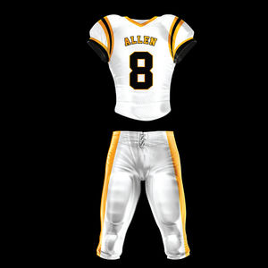 Vente en gros 2025 Football américain avec logo personnalisé respirant de grande taille manches courtes imprimé par sublimation - Product Image 3