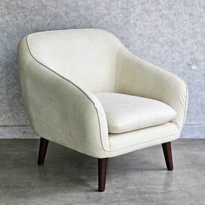 Sillón Individual Contemporáneo GSD68094 84x80x84cm Convertible Extensible Tapizado en Tela con Patas de Madera y Diseño de Esquina - Product Image 2