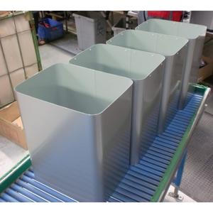 Máquina de cierre plegable longitudinal de alta calidad fabricada en Italia para plegar contenedores de acero - Product Image 5