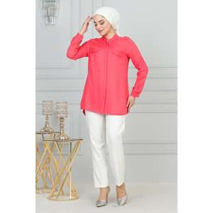 Túnica Casual con Bolsillos para Mujer 34339, Tejido de Viscosa/Poliéster - Product Image 1