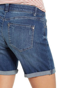 Shorts en jean pour femmes, mode de créateur en gros, taille mi-haute, déchirés, en coton respirant, écologiques, service OEM - Product Image 4