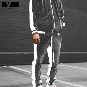 OEM Survêtement Hommes Ensembles Polaire Sportswear Épais Hoodies Marque Hiver Survêtements Décontractés Hommes Sweat Pantalon Survêtement D'hiver - Product Image 2