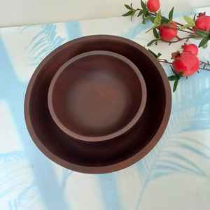 Arrivée d'usine en bois d'acacia taille et forme personnalisées chocolats et dattes de qualité supérieure bol de service à la fête d'anniversaire - Product Image 3