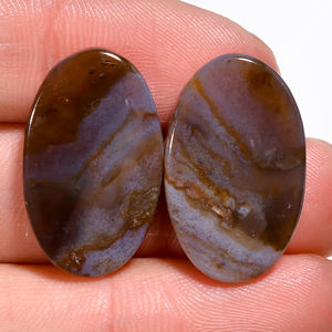 Cabochons de jaspe rose rougeâtre naturel poli, de forme multi-ovale, poire et taille radiant, pour la création de boucles d'oreilles par des designers - Product Image 1