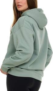 Pulls à capuche pour hommes de haute qualité, manches longues, logo personnalisé, couleur unie, 100% coton molletonné, teinture unie, nouvelle arrivée, dernière tendance - Product Image 2