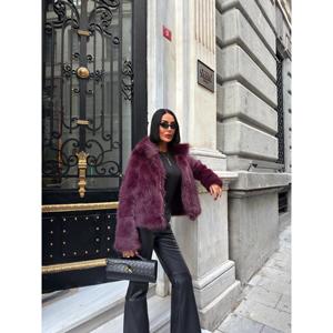 Abrigo de Piel Sintética Negra para Mujer missJANELL - Ropa de Invierno Elegante con Forro 100% Poliéster y Diseño Cálido para Damas - Product Image 2