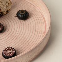 Assiettes à dessert en porcelaine émaillée colorée personnalisées avec logo YAYU, style nordique, plats de service pour la nourriture, assiette à steak pour restaurant